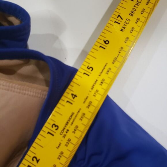 Blue One-Piece Bathing Suit - Picture 4 of 8